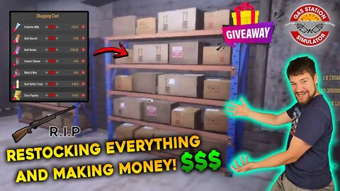 Restocking everything and making money $$$ + Giveaway