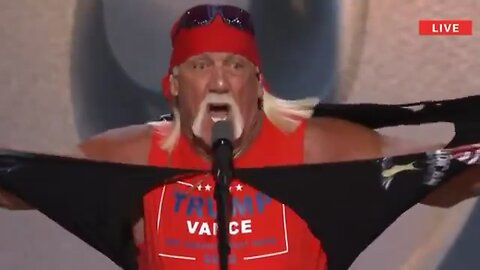 🚨 Hulk Hogan Tears It Up at the RNC
