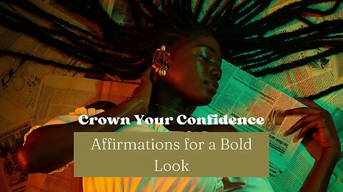 Crown Your Confidence | Affirmations for a Bold Look #affirmationsforpositivethinking #affirmations