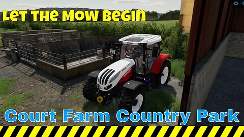 Court Farm Country Park | Year 1 Aug | The First Mow | Farming Simulator 22