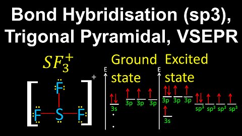 sp3 Hybridisation, Trigonal Pyramidal, VSEPR - AP Chemistry