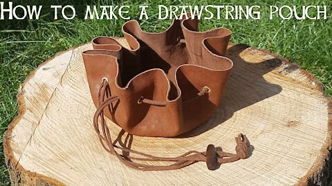 How to make a simple drawstring pouch