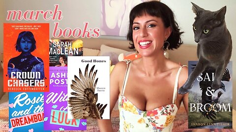 dodgy romance, witchy jane eyre, space racers & more | march reading vlog | 6 books