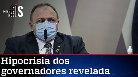 Na volta de Pazuello à CPI, senador desmascara discurso dos governadores