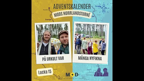 🚗 Lucka 15 | Norrlandsturnén till Urkult