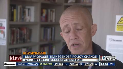 DMV proposes transgender policy change