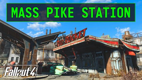 Fallout 4 | Red Rocket Filling Station (Mass Pike East)