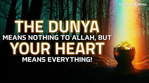 The Dunya Means Nothing to Allah, But Your Heart Means Everything! (Voice Only) - Ayden Zayn