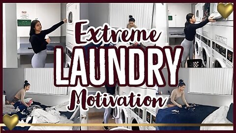 *EXTREME* LAUNDRY MOTIVATION 🧺 2021 | DO LAUNDRY WITH ME | SPEED FOLDING LAUNDRY | ✨ ez tingz ✨