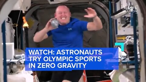 Watch: Astronauts try Olympic sports in zero gravity | NewsNation|News Empire ✅