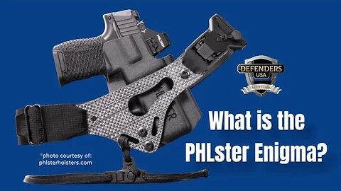 What is the PHLster Enigma?? Learn how to put it on and concealed carry handgun options.