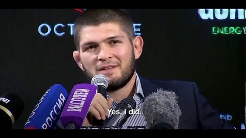 Khabib Nurmagomedov full Moscow press conference talks Eagle fc, Tyson vs Jones Jr, UFC return