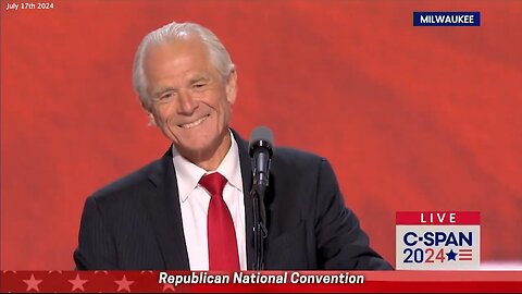 Peter Navarro | Peter Navarro's Full RNC Speech | "If They Can Come for Me, They Can Come for You! I Went to Prison So You Won't Have To!" - 7/17/24 + Join NAVARRO At the Final ReAwake America Tour Oct 18-19 In Selma, NC!!!