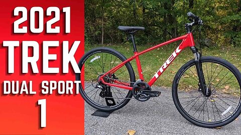 A Multi-Use Bicycle | 2021 Trek Dual Sport 1 Hybrid Bike Feature Review and actual weight.