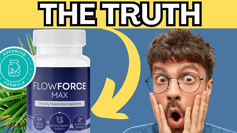 FLOWFORCE MAX - ❌THE TRUTH ❌- Flowforce Max Reviews - Flowforce Max Benefits Flowforce Max 2023