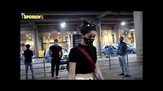 Abhishek Bachchan and Ananya Panday Snapped at the airport | SpotboyE