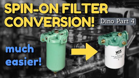 Converting a Detroit Diesel 3-53 to Use Spin-On Fuel Filters [Dynahoe 160 Part 4]