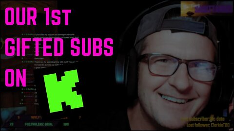 1st GIFTED SUBS on KICK STREAMING!!!