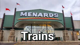 Menards O and HO scale trains