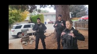 neighbor called cops for loud voice