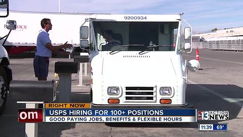 USPS hiring 100 plus in Las Vegas area