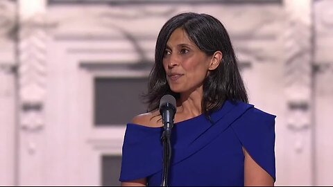 J.D. Vance's wife, Usha Vance, introduces her husband at Republican National Convention