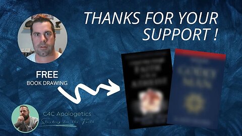 A Thank You Video & Free Book Drawing