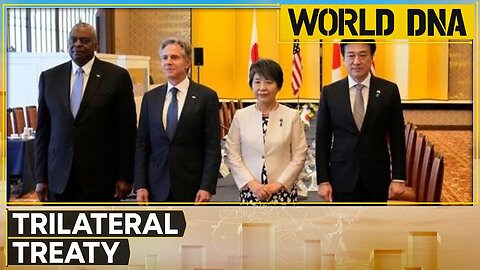 Japan signs security treaty with US, South Korea | World DNA | WION| RN ✅