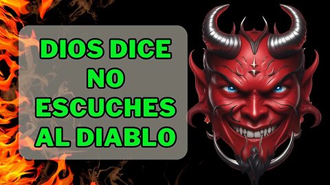 ✝️Dios dice No escuches al diablo💕Mensaje de Dios para ti hoy 💕Mensaje de Dios hoy💕