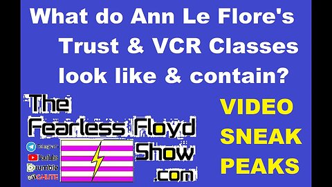What Ann Le Flore Trust & VCR Classes look like . . .