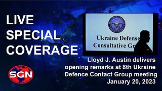 LIVE: US Secretary of Defense Lloyd J. Austin opening remarks at 8th Ukraine Defense Contact Group