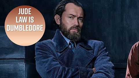 The first photo of Jude Law as Dumbledore is here!