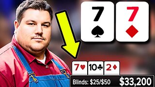 When You Flop Set over Set and There's ACTION | Poker Hand of the Day presented by BetRivers