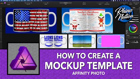 How to Create Mockup Templates in Affinity Photo