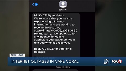 Large internet outage causes concerns in Southwest Florida