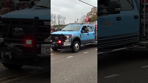 Helena Fire Truck we upfitted with a @HammerheadOffRoadArmor grille guard and winch mount!