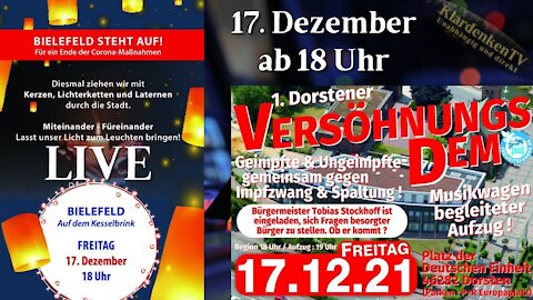 RESTREAM I Die Konferenzschaltung aus Dorsten und Bielefeld am 17.12.2021