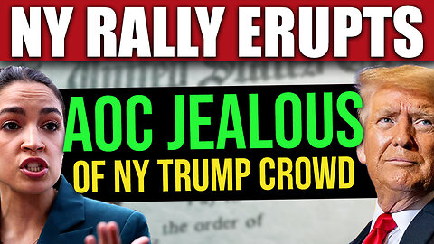 🚨 BRONX NYC RALLY ERUPTS!! AOC JEALOUS OF TRUMP’S CROWD