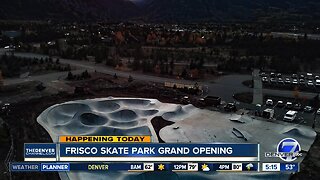 Frisco skate park grand opening tonight