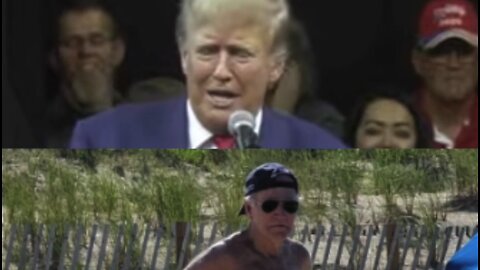 Donald Trump DESTROYS Joe Biden at the BEACH!