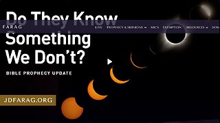 Do 'They' Know Something We Don’t? (Solar Eclipse)