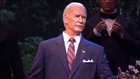 Joe Biden Robot in Presidents Hall of Fame - SPOT ON