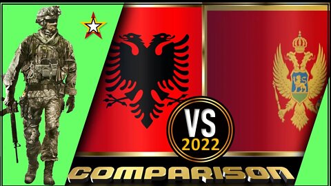 Albania VS Montenegro 🇦🇱 Military Power Comparison 2022 🇲🇪,✈ Army