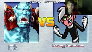 Trolls VS Danny Phantom On The Hardest Difficulty In An Epic Battle In The MUGEN Video Game