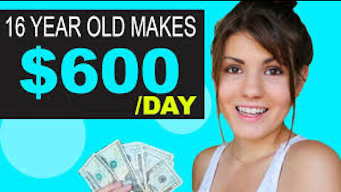 16 YEARS OLD MAKE $600/ DAY - LEARN THE SIMPLE WAY TO MAKE MONEY