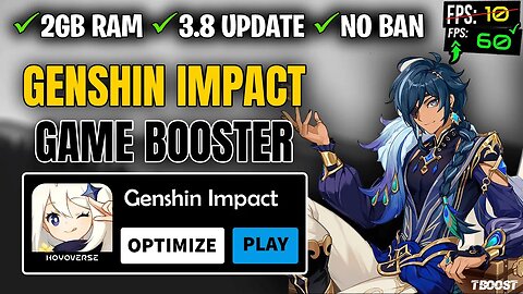 Genshin Impact 3.8 Lag Fix & Boost FPS On Any Android - Super Smooth Config File for Low End Devices