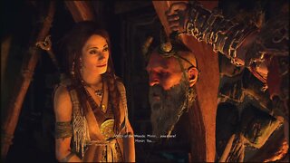 The Witch Revives Mimir | PS5, PS4 | God of War (2018) 4K Clips