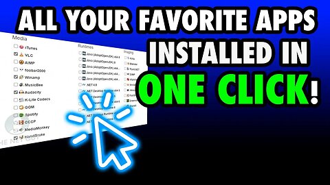 Install *ALL* your favorite apps in ONE click! 👆🏻 Ninite FTW!