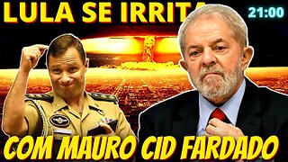 21h DEU RUIM - Lula se irrita com Mauro Cid fardado na CPMI do Golpe