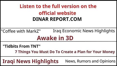 Iraq News Highlights and Points To Ponder Wednesday AM 8-7-24